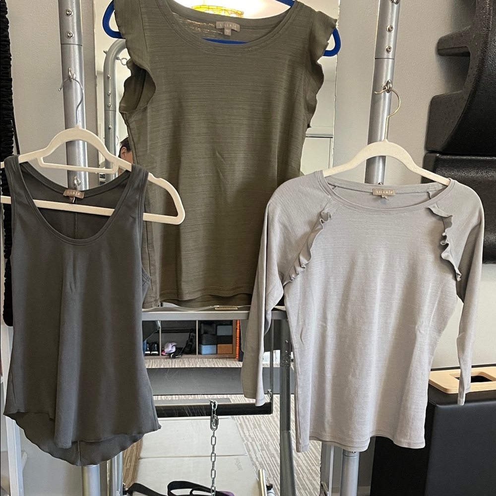 Women’s Olive Green Ruffle Sleeve Top